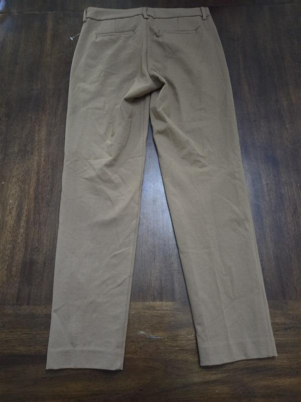 NWT Liverpool 2/26 KELSEY KNIT TROUSER STRETCH PONTE Maple Brown 128774
