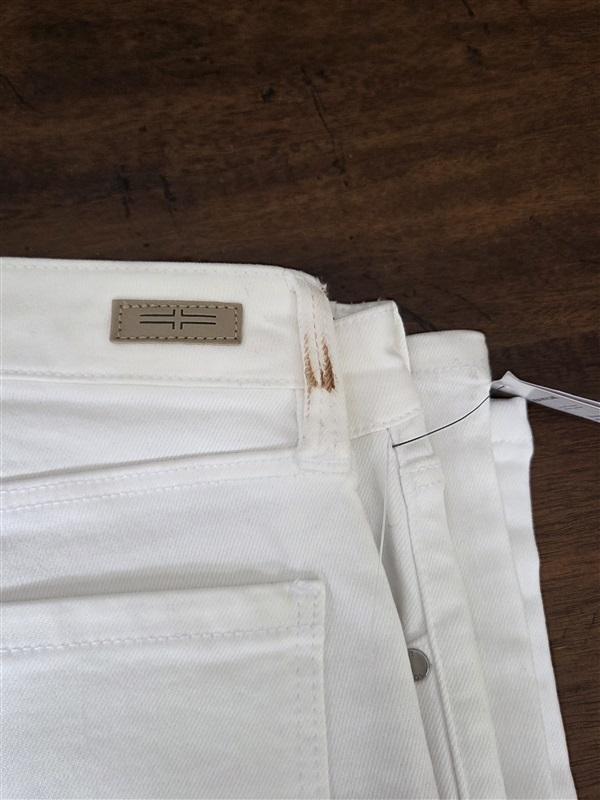 NWTD Liverpool 10 30 Eco Lucy Hi Rise Bootcut Jeans White 128799