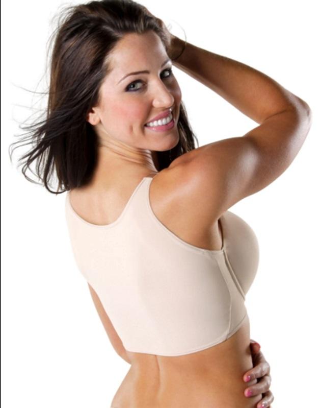 NWOT Shapeez Ultimate Shaper Bra Shortee XL DD Cup Beige Smooth 128813