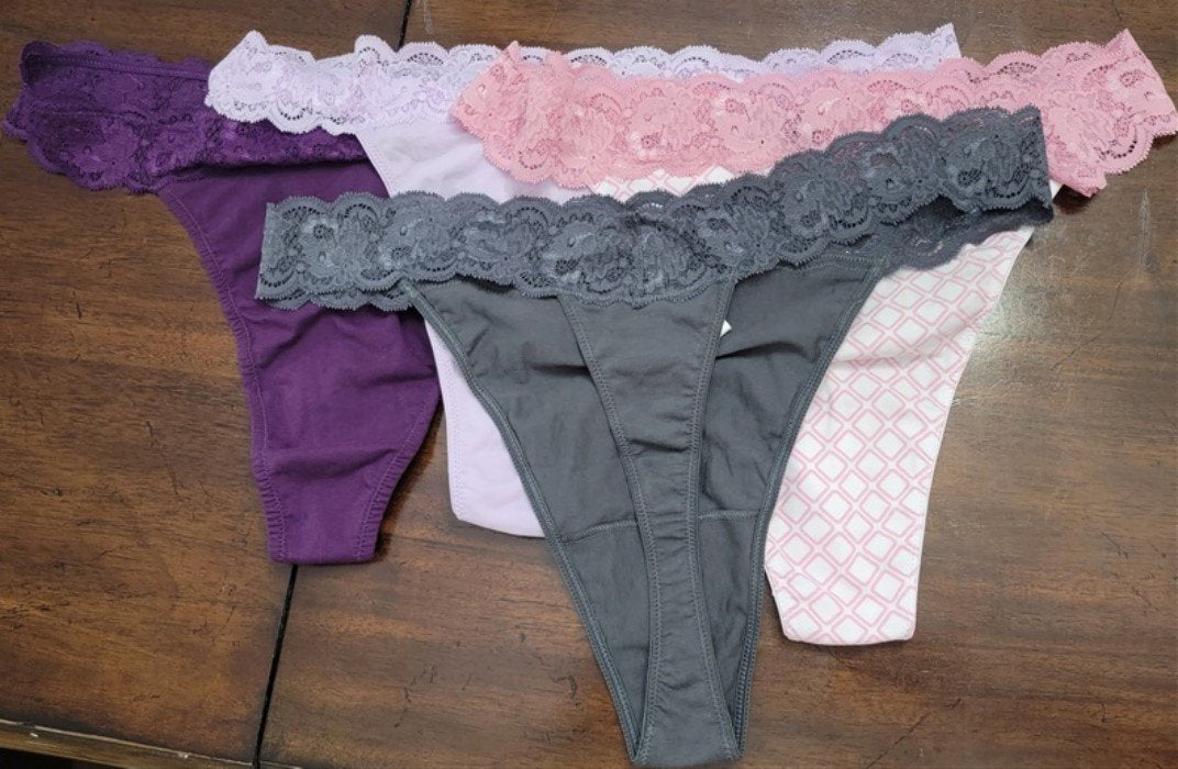 NWOT Cosabella 2X Hannah Lace Thong Underwear 4 Pair Panty 128872