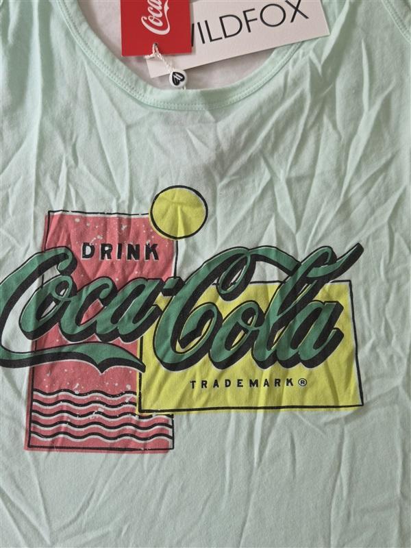 NWT Wildfox M Drink Coke Coca Cola Lyla Swing Tank Green 129000