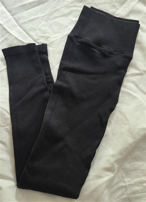 NWOT Bombshell XS Shaping Ribbed Leggings Black 129004