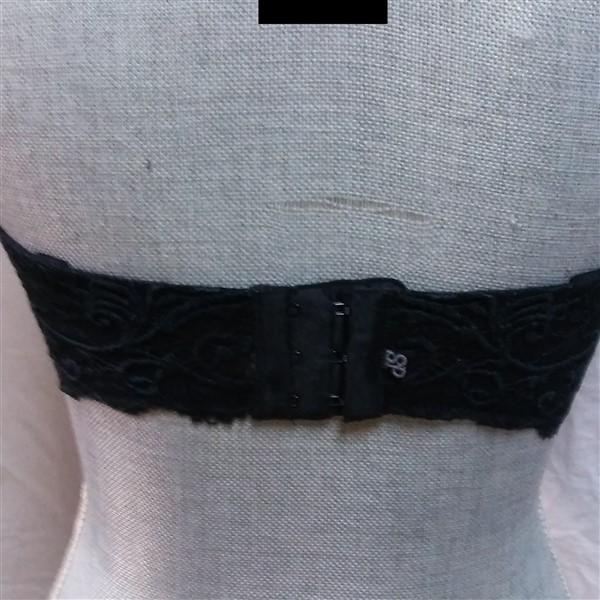 NWOTD Simone Perele 32F Celeste Strapless Plunge Smooth Bra 12M300 Black 129021