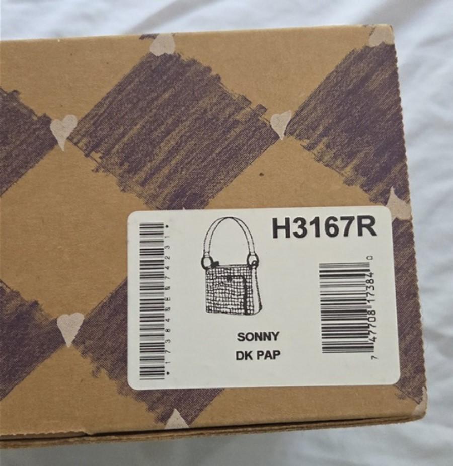 Vintage Brighton Cardboard Purse Storage Gift Box w/ Handle 129183