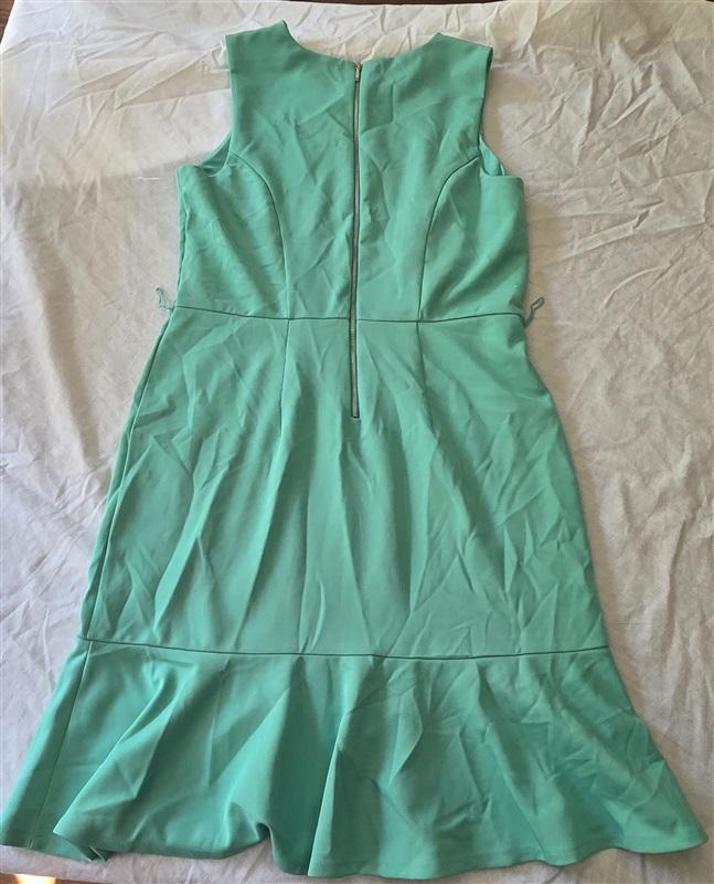 NWOTD The Limited 8 Seafoam Green Ruffle Flounce Hem Dress 129212