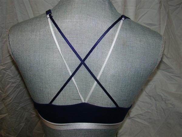 NWT Kensie 34C Nikki Underwire Push-Up Front Close Bra 7613567 Navy 129335