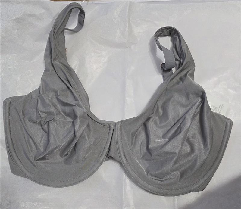 NWT Le Mystere 34G Infinite Comfort T-Shirt Underwire Bra 4138 Gray #129433