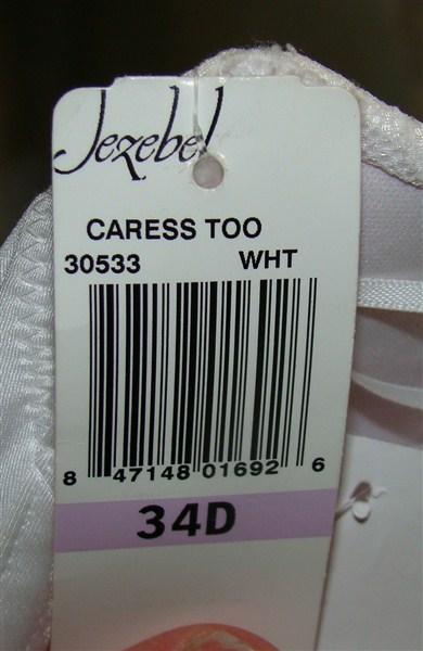 NWT Jezebel Caress Too 32C Bustier Bridal Lace Strapless 30533 White 129460