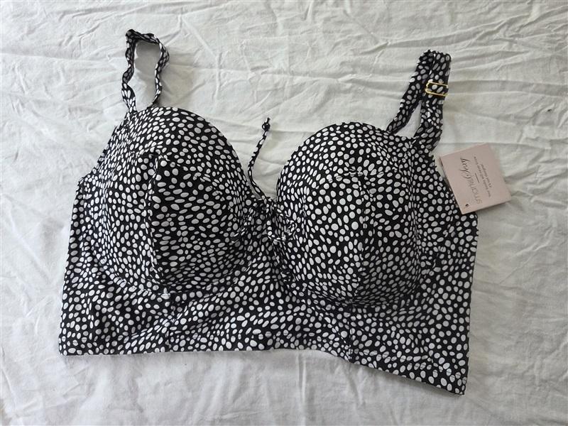 NWT Smart & Sexy 38DDD Longline Underwire Bikini Swim Top 129638