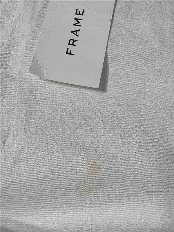 NWTD Frame 31 Le Skinny De High Rise Skinny Fit White Jeans 129655