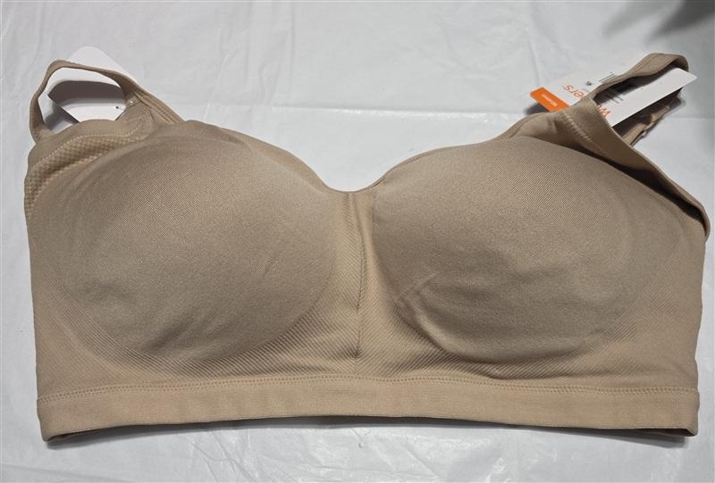 NWOT Warners M Easy Does It Wire Free Bra RM3911A Beige 129747