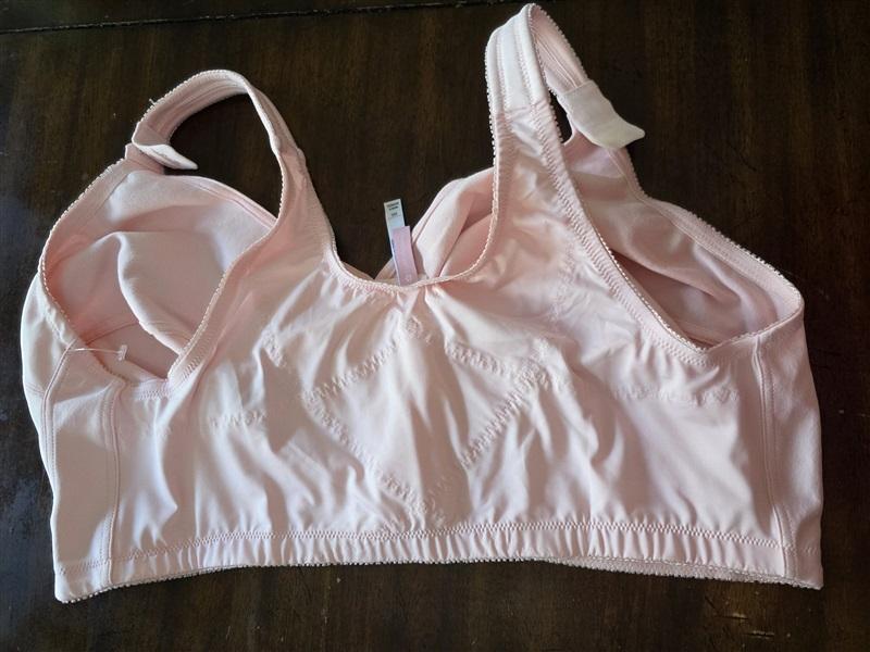 NWOT Comfort Choice 50G Posture Support Soft Cup Cotton Bra Pink 129866