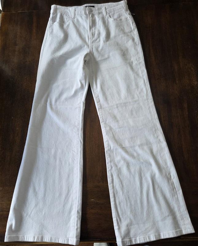 NWOTD Boston Proper 10 Malibu High-Rise Wide Leg Jean White 130097