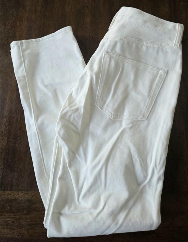 NWT Edwin 26 Developer Sample Slim Skinny Jeans White 130108