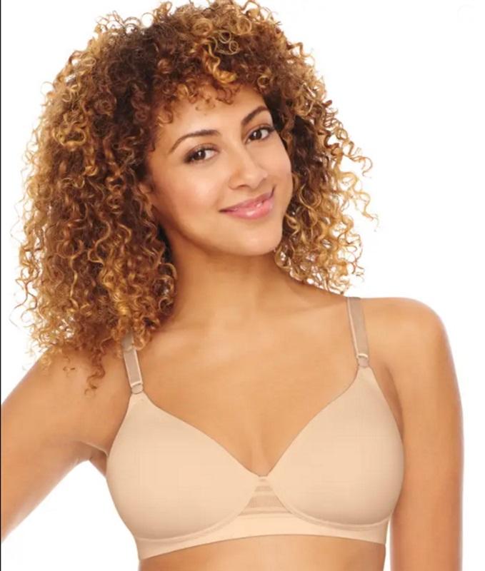 NWT Hanes 2XL Lightweight Comfort Wirefree Bra HP22 Pink 130975