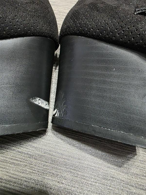 NWOT Qupid 8 Malone Black Dotted Faux Suede Ankle Boots 131448