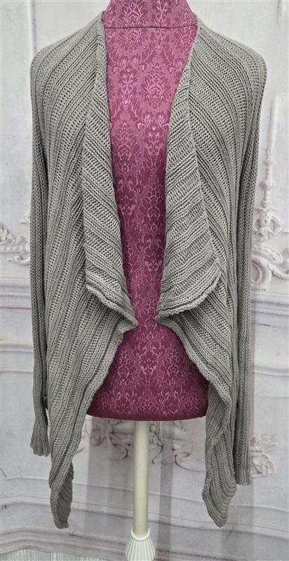 PO Eileen Fisher XS Shawl Collar Brown Cardigan Sweater 132022