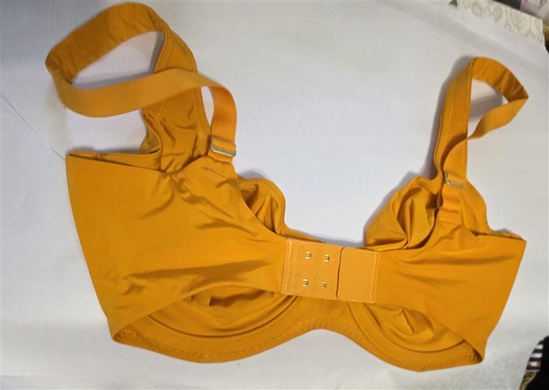 NWOT CUUP 32H The Scoop Orange Microfiber Underwire Bra 132110