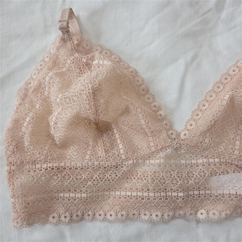 NEW DKNY Large Donna Karan DK4511 Pink Bra Bralette 133346