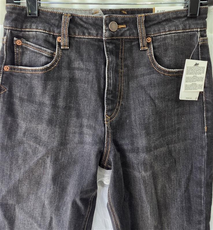 NWT Volcom 27 Flare High Rise Jeans Black Stoney Kick Flare 133548