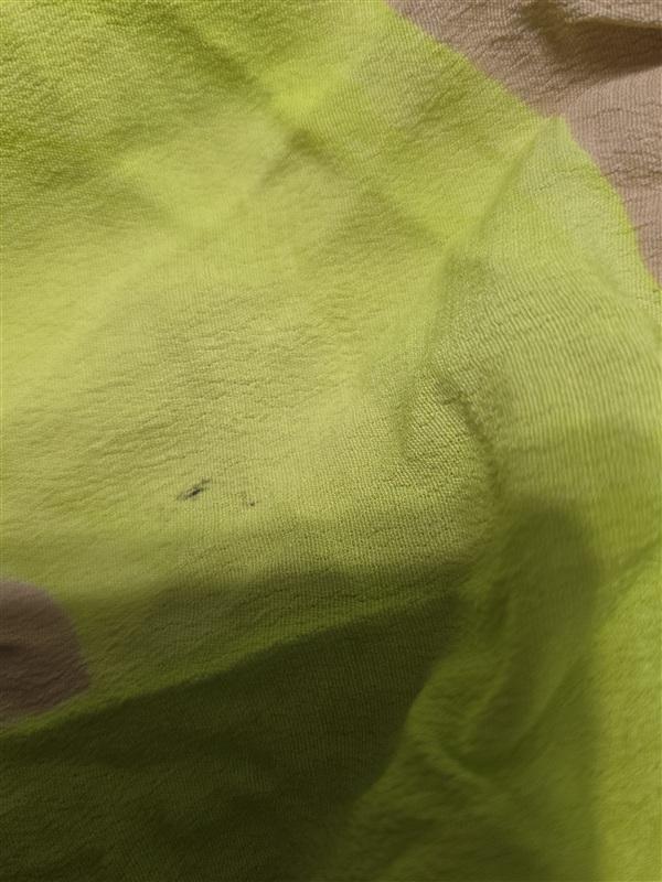 NWOT Anthropologie Hutch 10 Bow Front Wide Leg Jumpsuit tan/lime green 133649