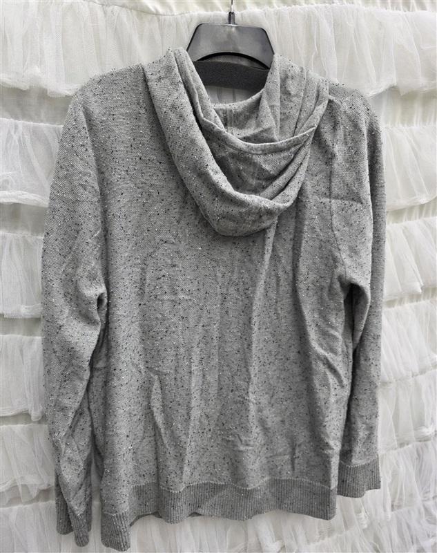 NWOT Hawker Rye Large Zip Up Hoodie Gray 133722