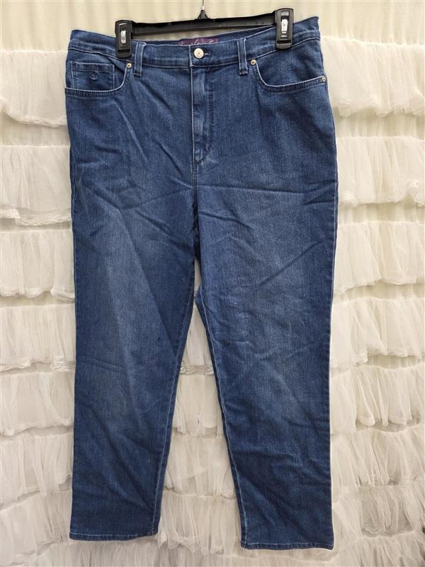 NWT Gloria Vanderbilt 14 Amanda Tapered Leg Classic Rise Blue 133751