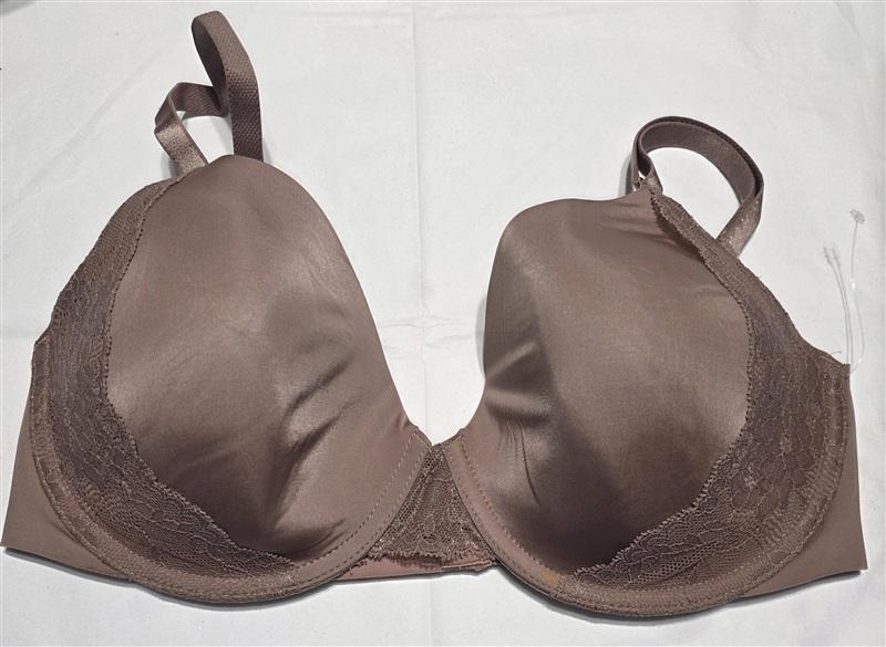 NWOT Soma 38DDD Vanishing 360 Perfect Coverage Lace Bra Taupe 133877
