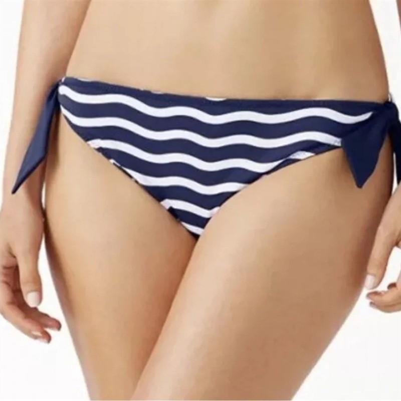 NWT Tommy Bahama Sea Swell S Reversible Stripe Polka Dot Bikini Bottom 134124