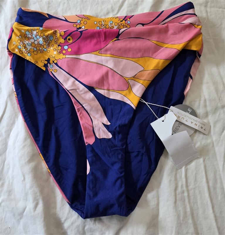 NWT Trina Turk 4 Breeze Hi Waist Floral Bikini Swim Bottom 135027
