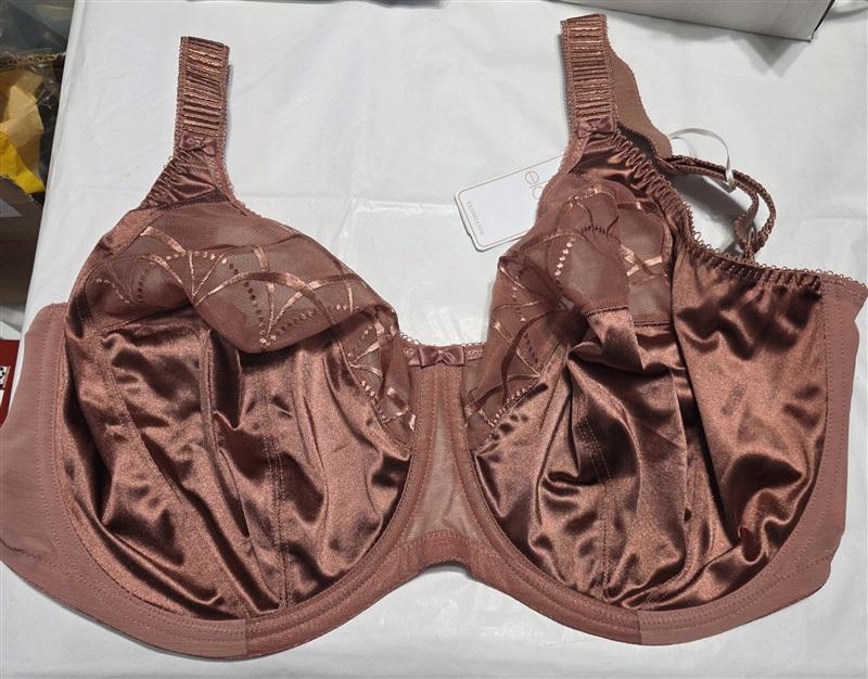 NWOT Elomi 36O USA Cate Underwire Full Cup Banded Bra EL4030 Rosewood 135246