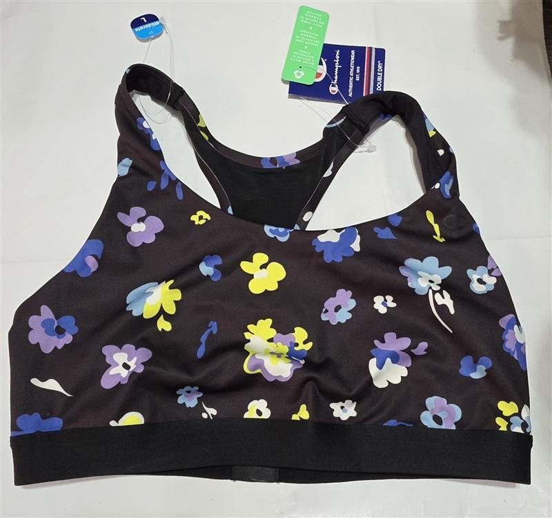 NWT Champion L Absolute Sport Compression Sports Bra B6804P Floral 135384