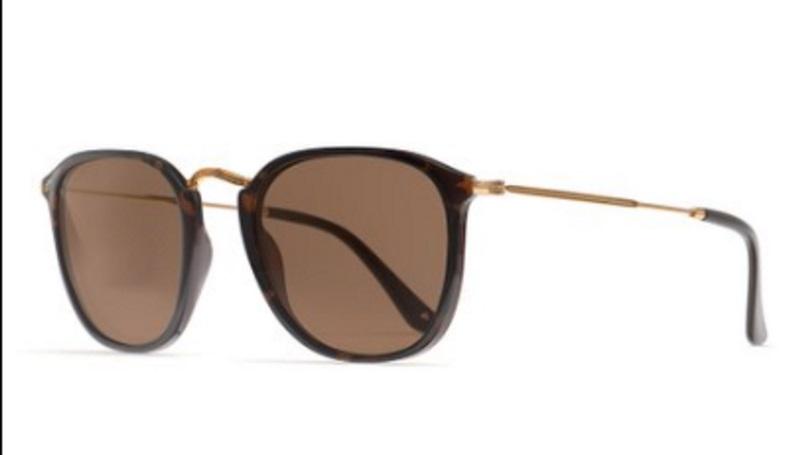 Prive Revaux London Polarized Round Sunglasses Yellow Tortoise 78134