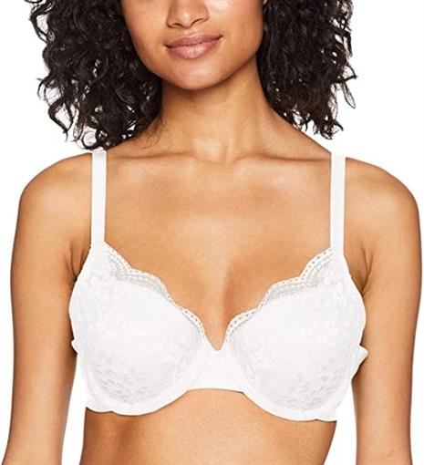 NWt Warner's Lace Escape Underwire Contour Bra RF3341A 34C Peach #81179