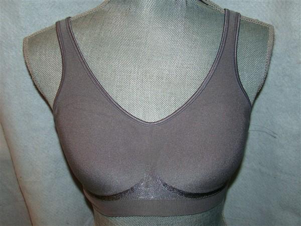 NWOT Bali SM Comfort Revolution Smart Sizes Foam Cup Bra 3488 Gray Dot #81285