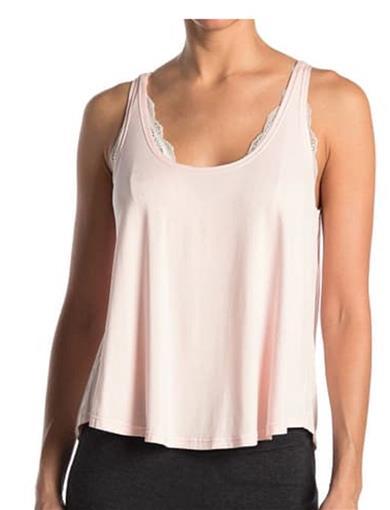 NEW honeydew L Audrey Lace Swing Cami 57114 Peach #81288