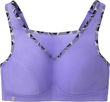 NWOT Glamorise 34DD No Bounce Cami Sports Bra 1066 Purple 83060