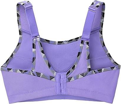 NWOT Glamorise 34DD No Bounce Cami Sports Bra 1066 Purple 83060