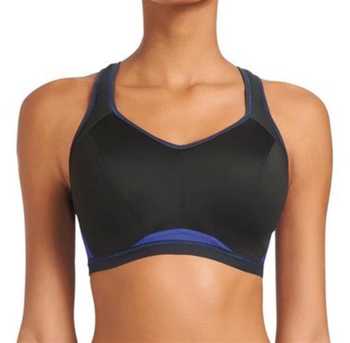 NWt Freya 40C Epic Underwire Crop Top Sports Bra Molded Inner 4004 Black #84041