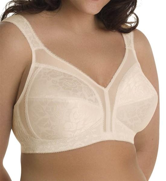 NEW Playtex 18 Hour 54DDD Original Comfort Strap Wirefree Bra 4693 Beige #84120