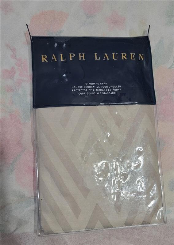 NWT Ralph Lauren Gray Penthouse Gray Clayton Standard Pillow Sham 86966