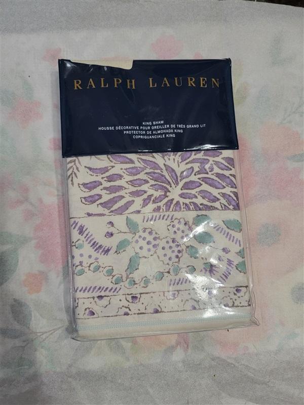 NWT Ralph Lauren Alessandra Ardsley Multico Floral Printed King Sham 125894