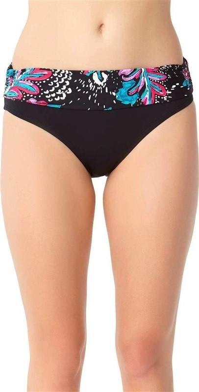 NWT Anne Cole XS That's a Wrap Wild Flower Fold Over Bikini Bottom 87565