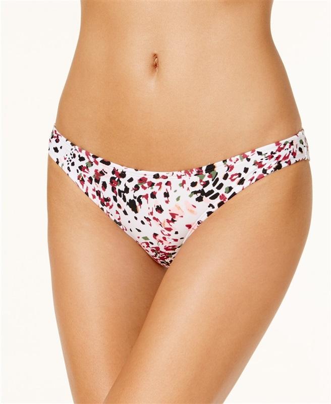 NWT Hula Honey XS Cheetah Swirl Strappy Cheeky Swim Bikini Bottoms #89378
