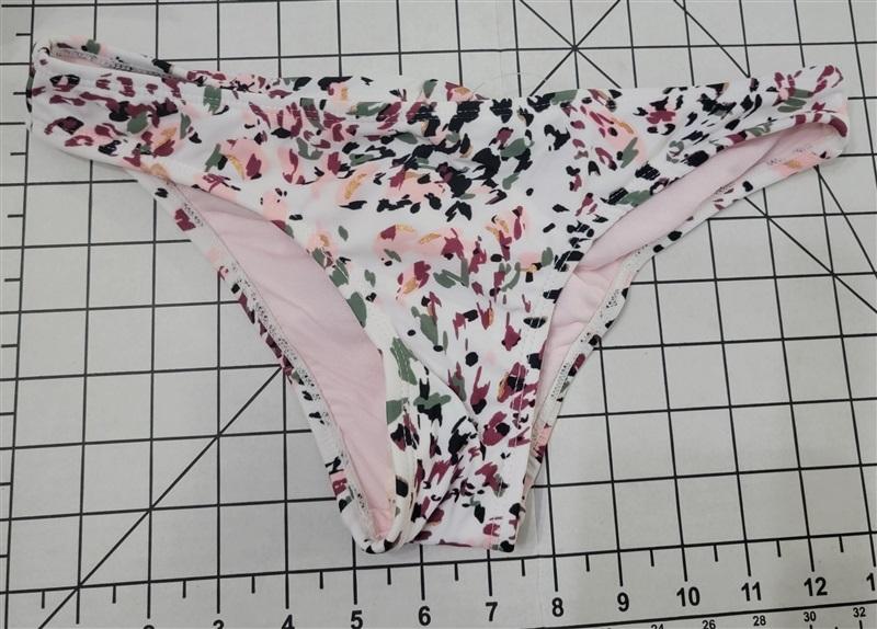 NWT Hula Honey XS Cheetah Swirl Strappy Cheeky Swim Bikini Bottoms #89378