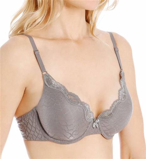 NWOT Maidenform 34C One Fab Fit Demi Bra 9471 Gray 98569