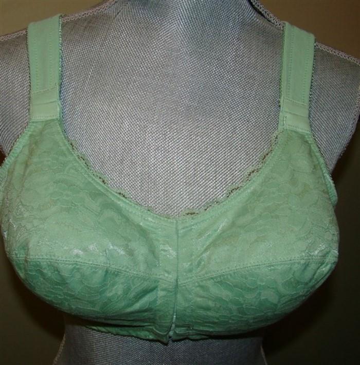 NEW Comfort Choice Green Lace 38B Posture Support Soft Cup Bra #99229