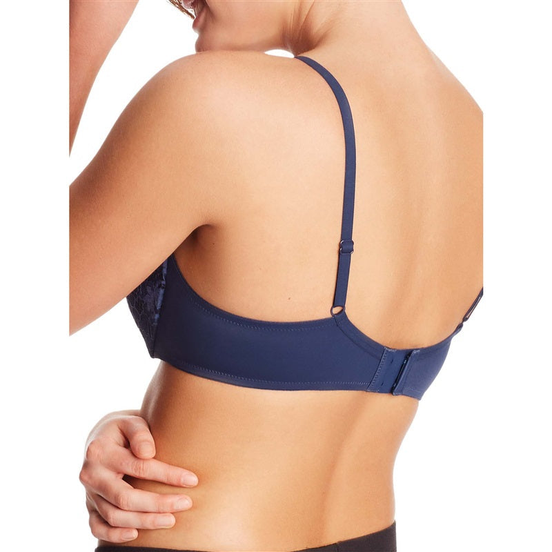 NWOT Maidenform 36B Love the Lift Satin Push-Up Bra DM9900 Blue #99614