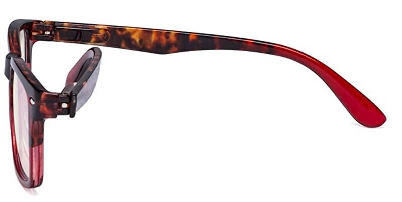 CessBlu Red Tortoise Blue Light Blocking Glasses UV Glare 1.0 Readers 84315