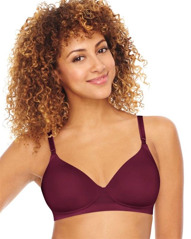 New Hanes M Lightweight Comfort Wirefree Bra HP22 White #78455